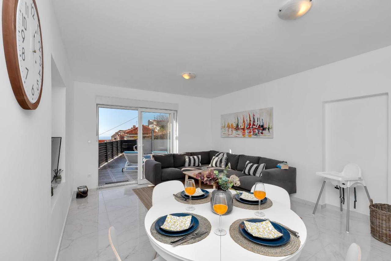Apartment Lotte With Private Pool In The City Center! 마카르스카 외부 사진