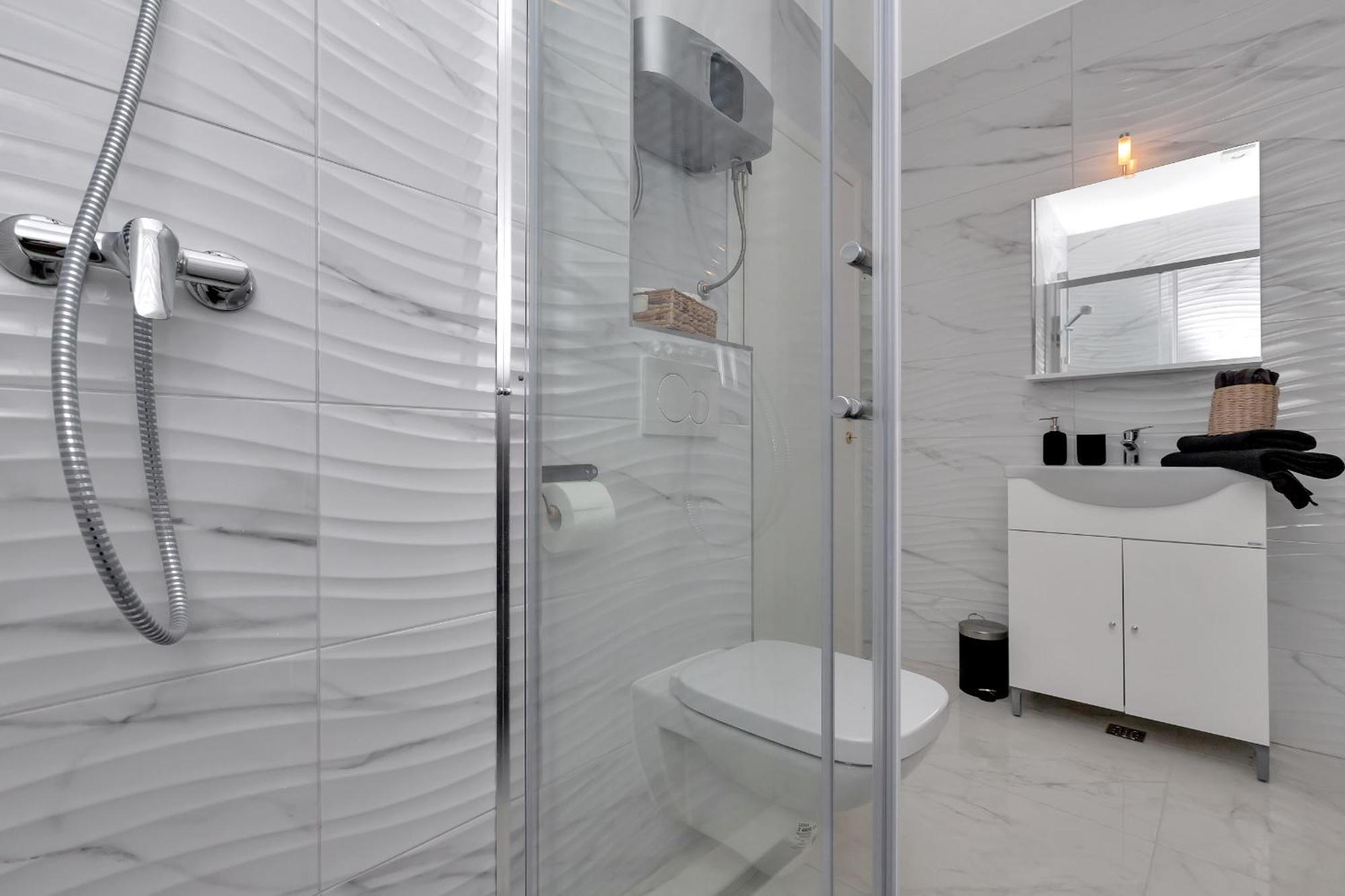 Apartment Lotte With Private Pool In The City Center! 마카르스카 객실 사진
